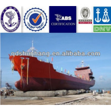 China supplier 1.2Mx18M pneumatic airbags used for Oil tanker vessels Launching